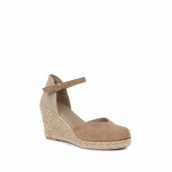 Jones Bootmaker Ladies Natural Arabella Leather Wedge Sandals -Jones Bootmaker shop unnamed file 2022
