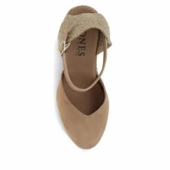 Jones Bootmaker Ladies Natural Arabella Leather Wedge Sandals -Jones Bootmaker shop unnamed file 2024