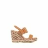 Jones Bootmaker Amerie Tan Brown Wedge Sandals -Jones Bootmaker shop unnamed file 2033