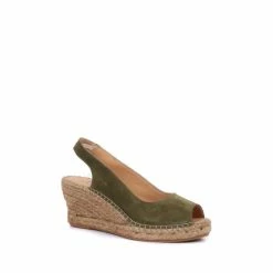 Jones Bootmaker Green Rosanna Slingback Wedges 4 Jones Bootmaker Green Rosanna Slingback Wedges -Jones Bootmaker shop unnamed file 2048