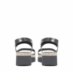 Jones Bootmaker Black Cory Chunky Platform Sandals -Jones Bootmaker shop unnamed file 2128