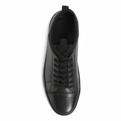 Jones Bootmaker Black Southgate Leather Trainers -Jones Bootmaker shop unnamed file 2291
