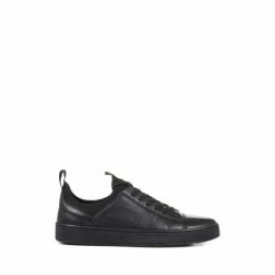 Jones Bootmaker Black Southgate Leather Trainers -Jones Bootmaker shop unnamed file 2293