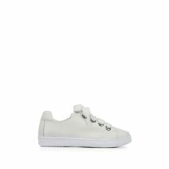 Jones Bootmaker White Bakerloo Leather Trainers