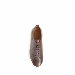 Jones Bootmaker Brown Southfields Lace-Up Leather Trainers -Jones Bootmaker shop unnamed file 2334
