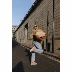 Jones Bootmaker Pink Alisha Leather Lace-Up Trainers -Jones Bootmaker shop unnamed file 2351