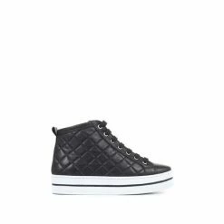 Jones Bootmaker Elenore Leather Quilted Trainers -Jones Bootmaker shop unnamed file 2370