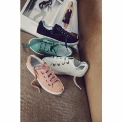 Jones Bootmaker Green Bakerloo Leather Trainers -Jones Bootmaker shop unnamed file 2377