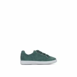 Jones Bootmaker Green Bakerloo Leather Trainers -Jones Bootmaker shop unnamed file 2378