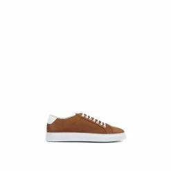 Jones Bootmaker Tan Brown Shrike Unlined Leather Trainers -Jones Bootmaker shop unnamed file 2493