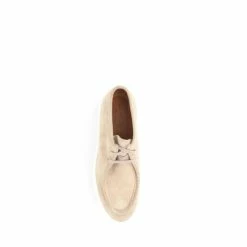 Jones Bootmaker Cream Soren Suede Leather Trainers -Jones Bootmaker shop unnamed file 2507