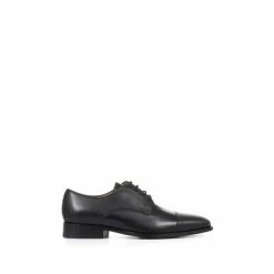 Jones Bootmaker Jonathan Leather Derby Shoes Black