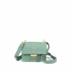 Jones Bootmaker shop 40 Jones Bootmaker Green Sabina Ladies Leather Cross-body Bag