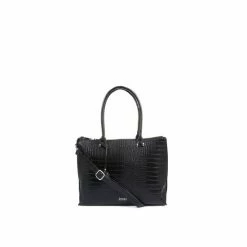 Jones Bootmaker Ashleigh Black Croc Effect Print Tote Bag 6 Jones Bootmaker Ashleigh Black Croc Effect Print Tote Bag -Jones Bootmaker shop unnamed file 2579