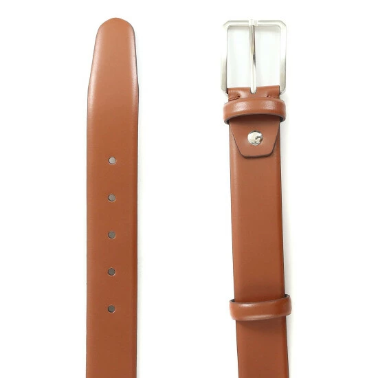 Jones Bootmaker Mens Uxbridge Brown Leather Belt 4 Jones Bootmaker Mens Uxbridge Brown Leather Belt - Image 2