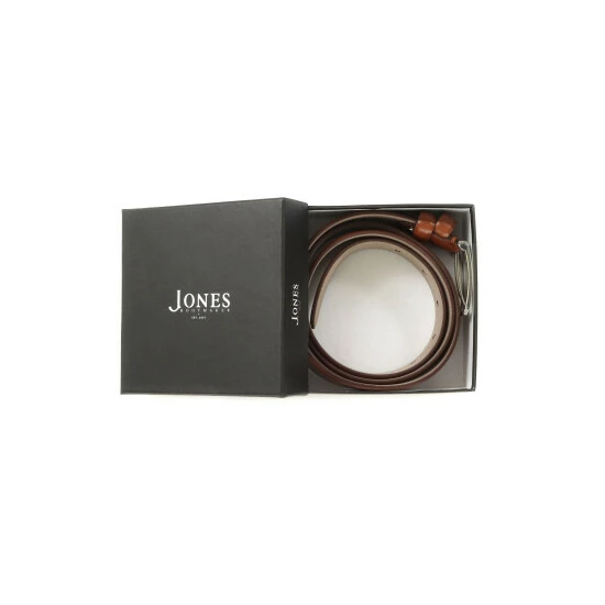 Jones Bootmaker Mens Uxbridge Brown Leather Belt 5 Jones Bootmaker Mens Uxbridge Brown Leather Belt - Image 3