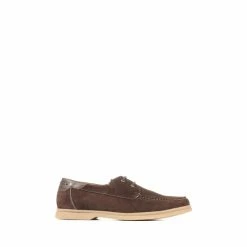 Jones Bootmaker Quay Brown Suede Leather Boat Shoes