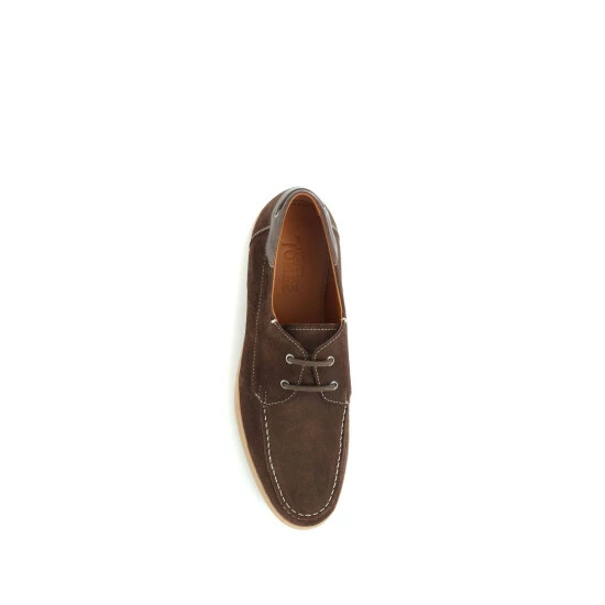 Jones Bootmaker Quay Brown Suede Leather Boat Shoes 6 Jones Bootmaker Quay Brown Suede Leather Boat Shoes - Image 4