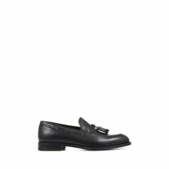 Jones Bootmaker Black Cannon Street Handmade Men's Loafers