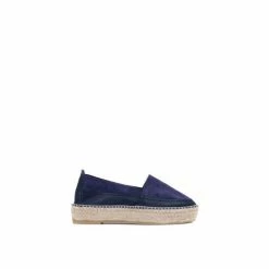 Jones Bootmaker Blue Adalyn Ladies Leather Espadrilles -Jones Bootmaker shop unnamed file 452