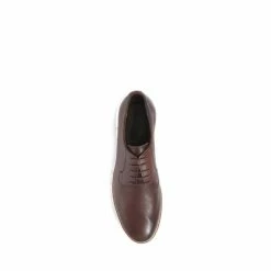 Jones Bootmaker Brown Limestone Casual Men's Leather Lace-Up Shoes -Jones Bootmaker shop unnamed file 543