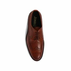 Jones Bootmaker Mens Tan Brown Colindale Handmade Leather Brogues -Jones Bootmaker shop unnamed file 589