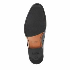 Design Loake By Jones Bootmaker Idaho Wide Fit Men's Leather Suede Monk Shoes Black -Jones Bootmaker shop unnamed file 610