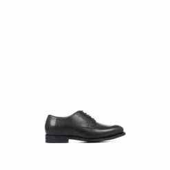 Jones Bootmaker Black Wide Fit Goodyear Welted Men's Leather Derby Shoes -Jones Bootmaker shop unnamed file 650