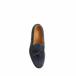 Jones Bootmaker Blue Carindale Handmade Tassel Loafers -Jones Bootmaker shop unnamed file 653