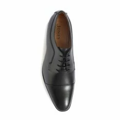 Jones Bootmaker Mens Black Memphis Leather Derby Shoes -Jones Bootmaker shop unnamed file 660