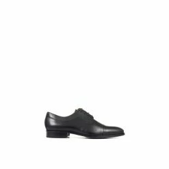 Jones Bootmaker Mens Black Memphis Leather Derby Shoes -Jones Bootmaker shop unnamed file 662
