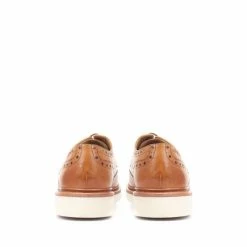Jones Bootmaker Tan Brown Bedford Casual Leather Brogues With Vibram Soles -Jones Bootmaker shop unnamed file 682