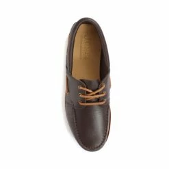 Jones Bootmaker Brown Pittsburgh Men's Leather Boat Shoes 5 Jones Bootmaker Brown Pittsburgh Men's Leather Boat Shoes -Jones Bootmaker shop unnamed file 719