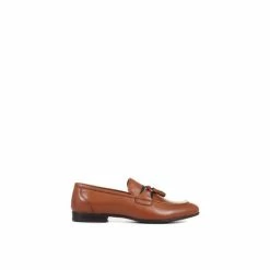 Jones Bootmaker Tan Brown Pascal Leather Tassel Loafers -Jones Bootmaker shop unnamed file 727