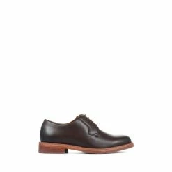 Jones Bootmaker Brown Fabian Men's Leather Derby Lace-Up Shoes