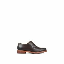Jones Bootmaker Brown Fabian Men's Leather Derby Lace-Up Shoes -Jones Bootmaker shop unnamed file 771