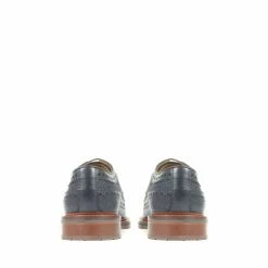 Jones Bootmaker Blue Kelmarsh Leather Derby Brogues -Jones Bootmaker shop unnamed file 774