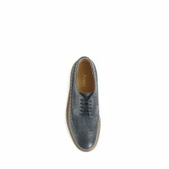 Jones Bootmaker Blue Kelmarsh Leather Derby Brogues -Jones Bootmaker shop unnamed file 775