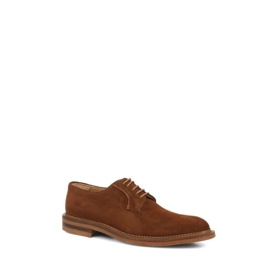 Jones Bootmaker Clinton Brown Handmade Leather Derby Shoes 6 Jones Bootmaker Clinton Brown Handmade Leather Derby Shoes - Image 4