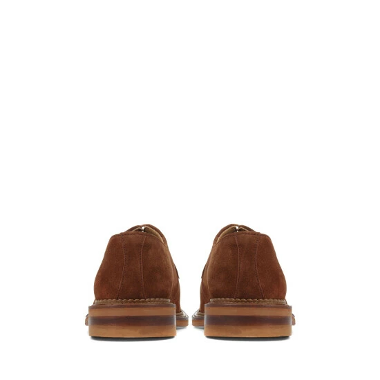 Jones Bootmaker Clinton Brown Handmade Leather Derby Shoes 7 Jones Bootmaker Clinton Brown Handmade Leather Derby Shoes - Image 5