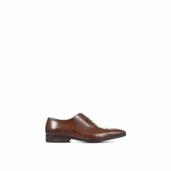 Jones Bootmaker Tan Brown Myles Men's Leather Lace-Up Oxford Shoes -Jones Bootmaker shop unnamed file 812