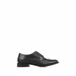 Jones Bootmaker Lidia Black Leather Brogues