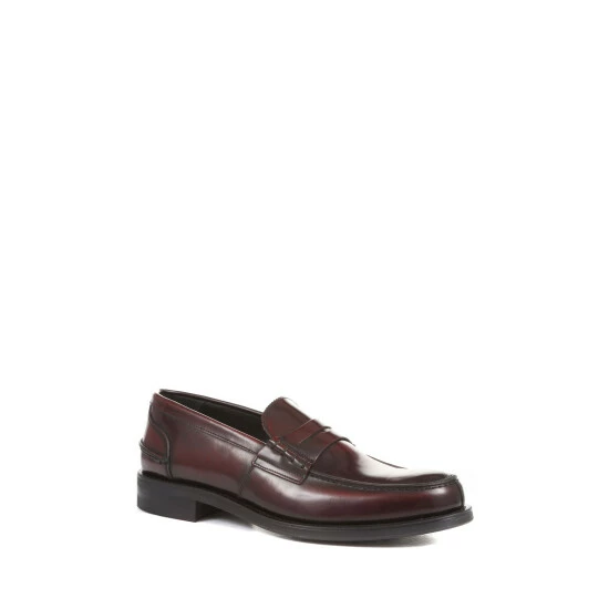 Jones Bootmaker Red Chorleywood Leather Penny Loafers 4 Jones Bootmaker Red Chorleywood Leather Penny Loafers - Image 2