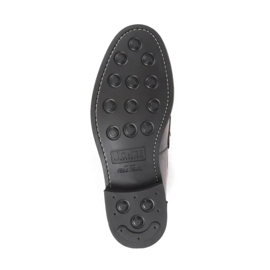 Jones Bootmaker Red Chorleywood Leather Penny Loafers 7 Jones Bootmaker Red Chorleywood Leather Penny Loafers - Image 5