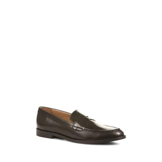 Jones Bootmaker Lotte Black Leather Penny Loafers 4 Jones Bootmaker Lotte Black Leather Penny Loafers - Image 2
