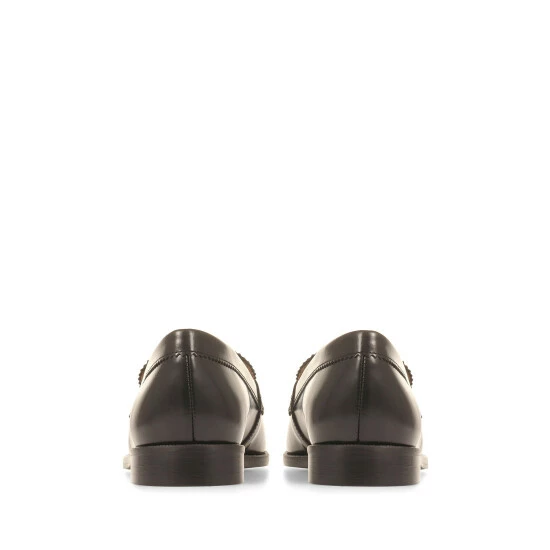 Jones Bootmaker Lotte Black Leather Penny Loafers 5 Jones Bootmaker Lotte Black Leather Penny Loafers - Image 3