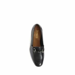 Jones Bootmaker Black Hummingbird Goodyear Welted Ladies Leather Loafers -Jones Bootmaker shop unnamed file 958