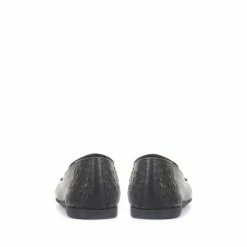 Jones Bootmaker Black Mariah Ladies Woven Leather Loafers -Jones Bootmaker shop unnamed file 963