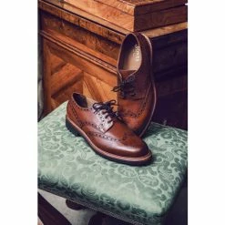 Jones Bootmaker Brown Bushwick Men's Goodyear Welted Leather Brogues -Jones Bootmaker shop unnamed file 968