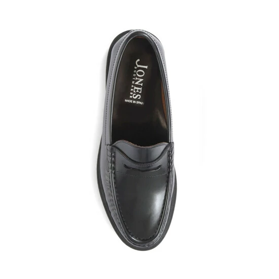 Jones Bootmaker Black Ladies Chunky Penny Loafers 7 Jones Bootmaker Black Ladies Chunky Penny Loafers - Image 5